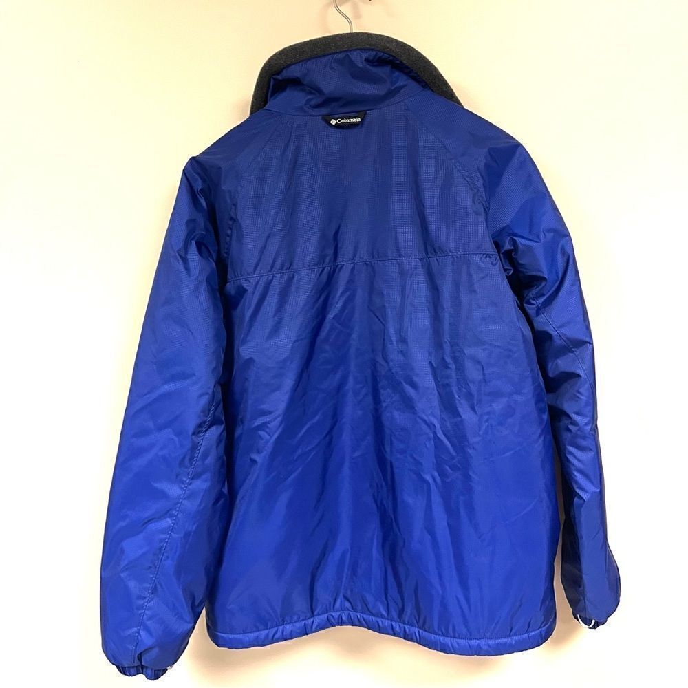 Columbia blue interchange zip up coat with fleece interior size L - Picture 9 of 10